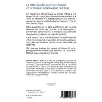 La protection des droits de l'homme en République démocratique du Congo