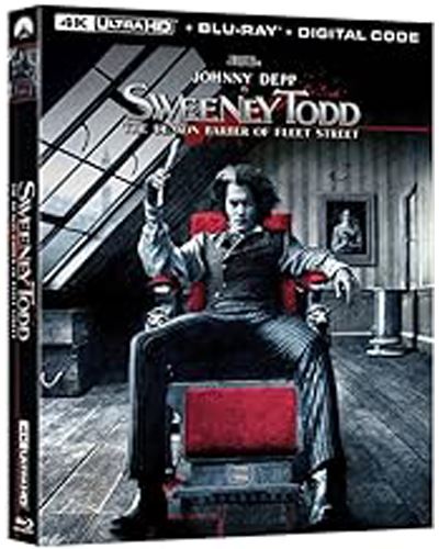 Sweeney Todd, le diabolique barbier de Fleet Street en 4K Ultra HD, Blu-ray