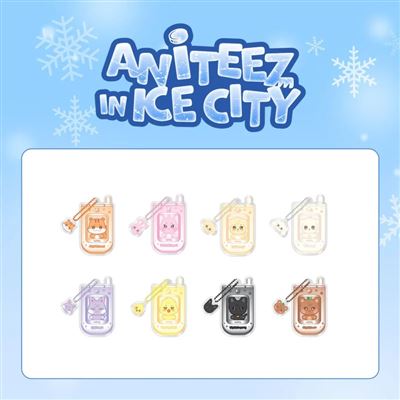Porte-clés pour téléphone Ateez HETmongi Collection Aniteez In Ice City