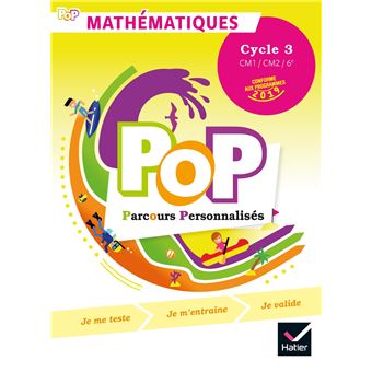 POP - Maths Cycle 3 Ed. 2019 - livre de l'élève