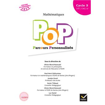 POP - Maths Cycle 3 Ed. 2019 - livre de l'élève