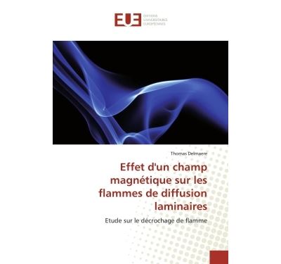 Effet d''un champ magnetique sur les flammes de diffusion la