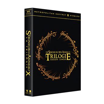 Coffret Trilogie Le Seigneur des Anneaux Version Longue DVD
