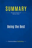 Summary: Being the Best