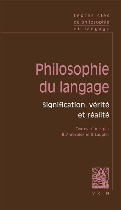 Textes cles de philosophie du langage