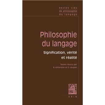 Textes clés de philosophie du langage