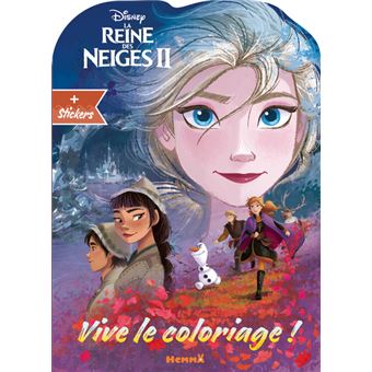 Disney La Reine des Neiges 2 - Vive le coloriage ! (Visage Elsa)