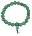 Bracelet mala tibétain - Aventurine verte