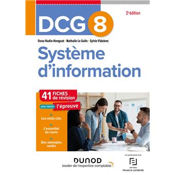 DCG 8 Système d'information - Fiches de révision