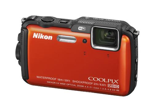 Compact Nikon Coolpix Aw120 Orange