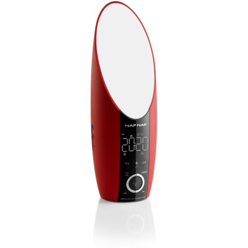NAFNAF ZEN wake-up light rood - klokradio