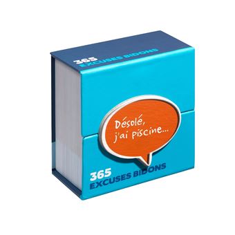 Mini Calendrier 365 Excuses Bidon Broche Collectif Achat Livre Fnac