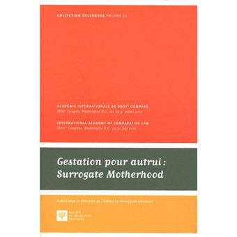 Gestation pour autrui - surrogate motherhood