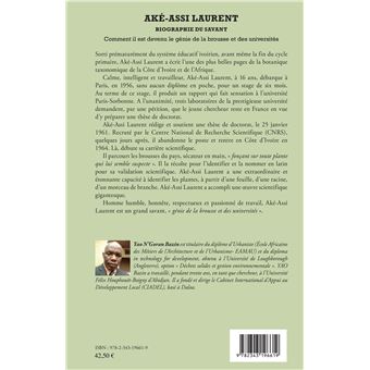 Aké-Assi Laurent. Biographie du savant