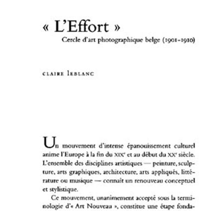 L' Effort