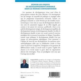 Penser les enjeux du développement durable dans le monde contemporain