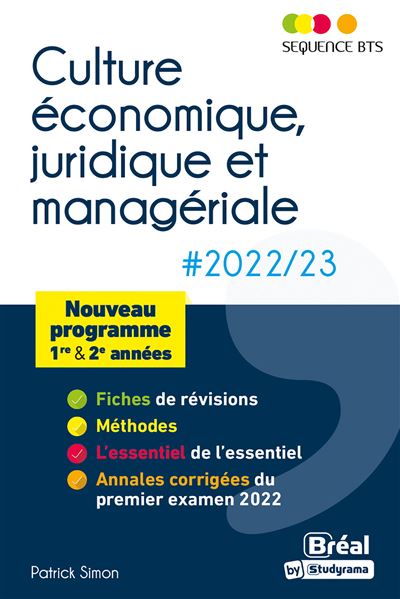 Culture économique juridique et managériale 2019-2020