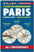 Paris transport 3 plans par arrondissement