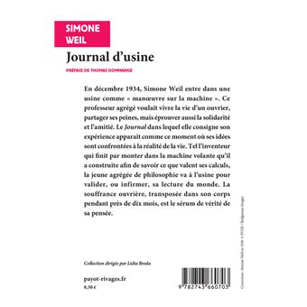 Journal d'usine