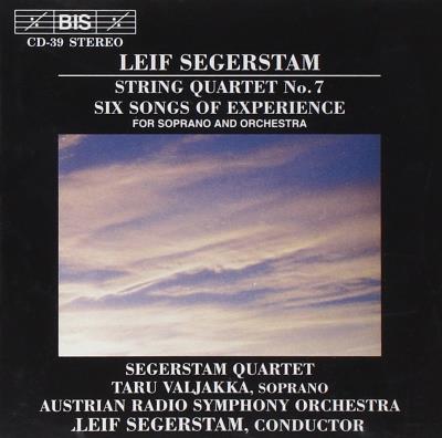 Segerstam : String Quartet number 7