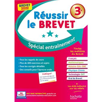 Réussir le Brevet 2022