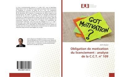 Obligation de motivation du licenciement : analyse de la C.C.T