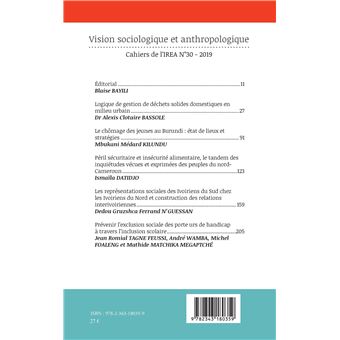 Vision sociologique et anthropologique