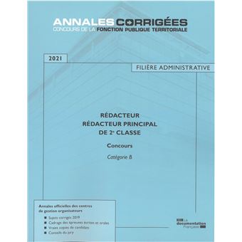 Rédacteur - Rédacteur principal de 2e classe 2021