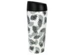 Mug en inox Woodway motifs feuilles