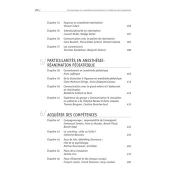 Communiquer en anesthésie-réanimation et médecine péri-opératoire