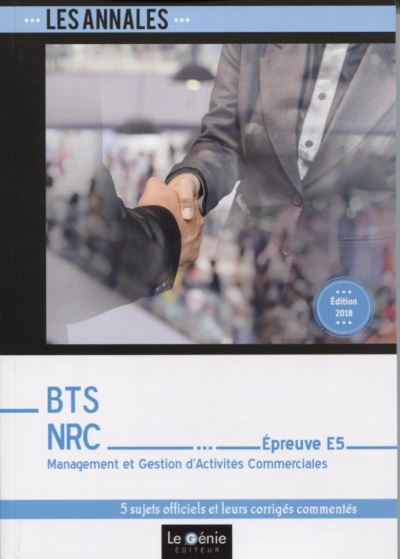 Annales BTS NRC, Epreuve E5