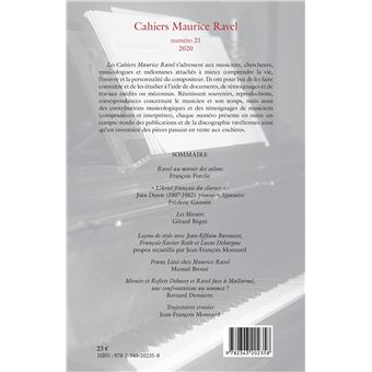 Cahiers Maurice Ravel
