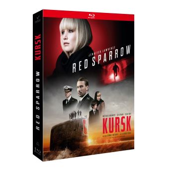 Coffret Red Sparrow : Le Moineau Rouge et Kursk Blu-ray