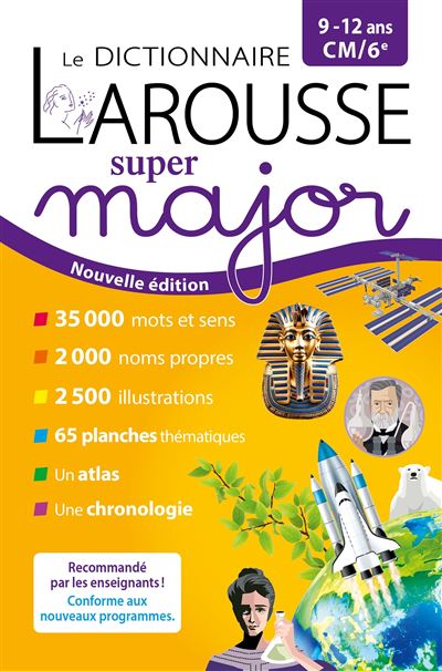 Larousse Dictionnaire Super Major 912 Ans - 