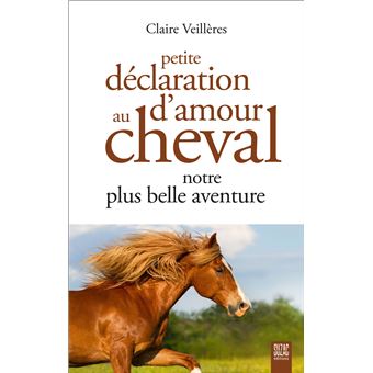 Petite Declaration D Amour Au Cheval Notre Plus Belle Aventure Broche Claire Veilleres Achat Livre Fnac