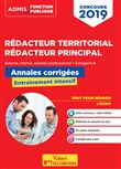 Concours Rédacteur territorial et rédacteur principal - Annales corrigées - Catégorie B