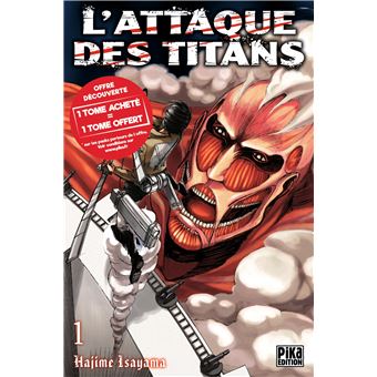 L'Attaque des Titans Pack Découverte T01 et T02