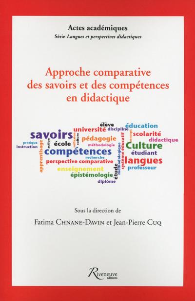 Approche comparative des savoirs et des competences didactiq