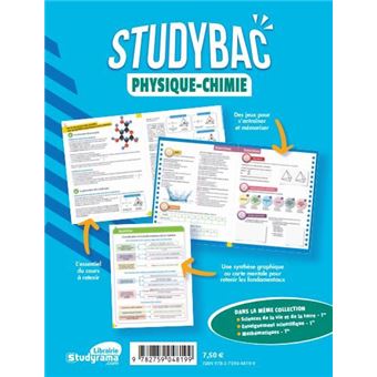 Studybac Physique-chimie  – Spécialité Première