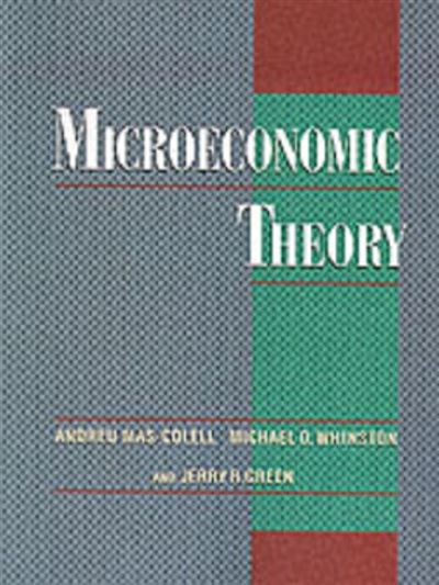 Microeconomic theory - Poche - Andreu Mas-Colell - Achat