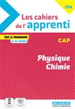 Les cahiers de l'apprenti Physique - Chimie CAP CFA (2024) - Cahier élève