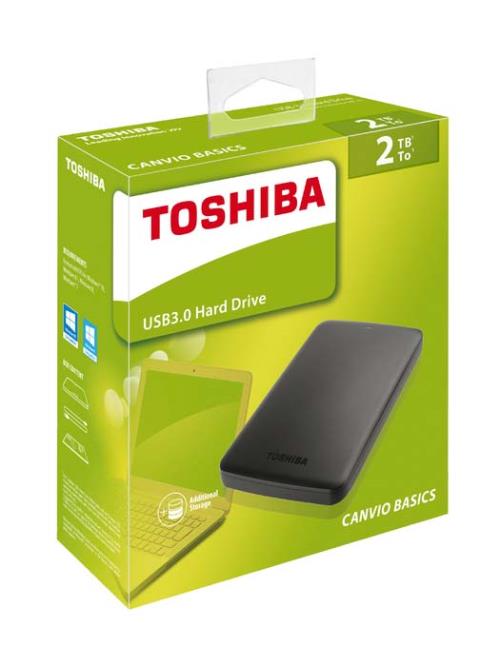 Disque Dur Externe Toshiba 2 To Canvio Basics 2022 2,5/ Usb 3.2 à