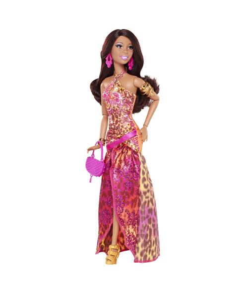 Mattel - Poupée Barbie Fashionistas Robe de soirée - Métisse Y7498