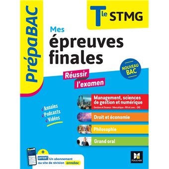 Prepabac Terminale STMG_Mes épreuves finales_fiches et annales