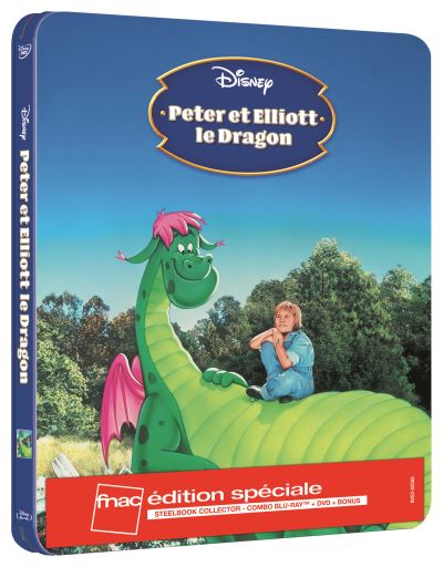 Les Blu-ray Disney avec numérotation... - Page 33 Peter-et-Elliott-le-dragon-Edition-speciale-Fnac-Steelbook-Blu-ray-DVD