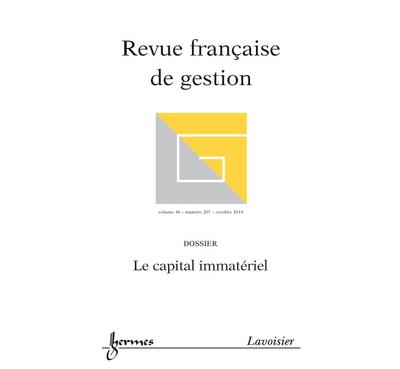 Le capital immateriel : etats des lieux et perspectives