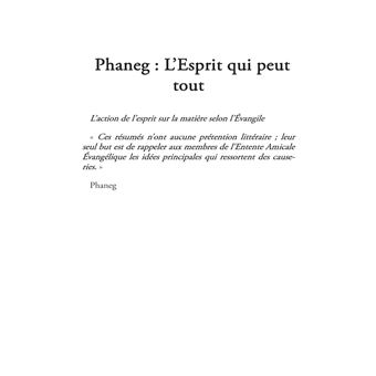 L'Esprit qui peut tout