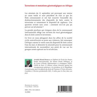 Terrorisme et mutations géostratégiques en Afrique