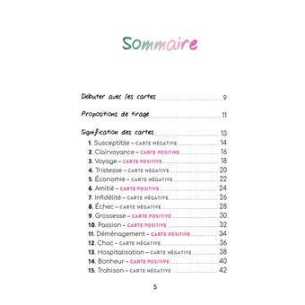 Pas de hasard - Cartes oracle