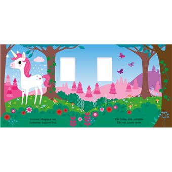 Mon livre peluche licorne
